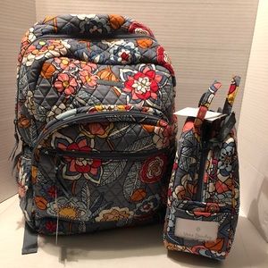 Vera Bradley tropical evening backpack set